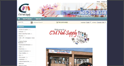 Desktop Screenshot of cmnailsupply.com